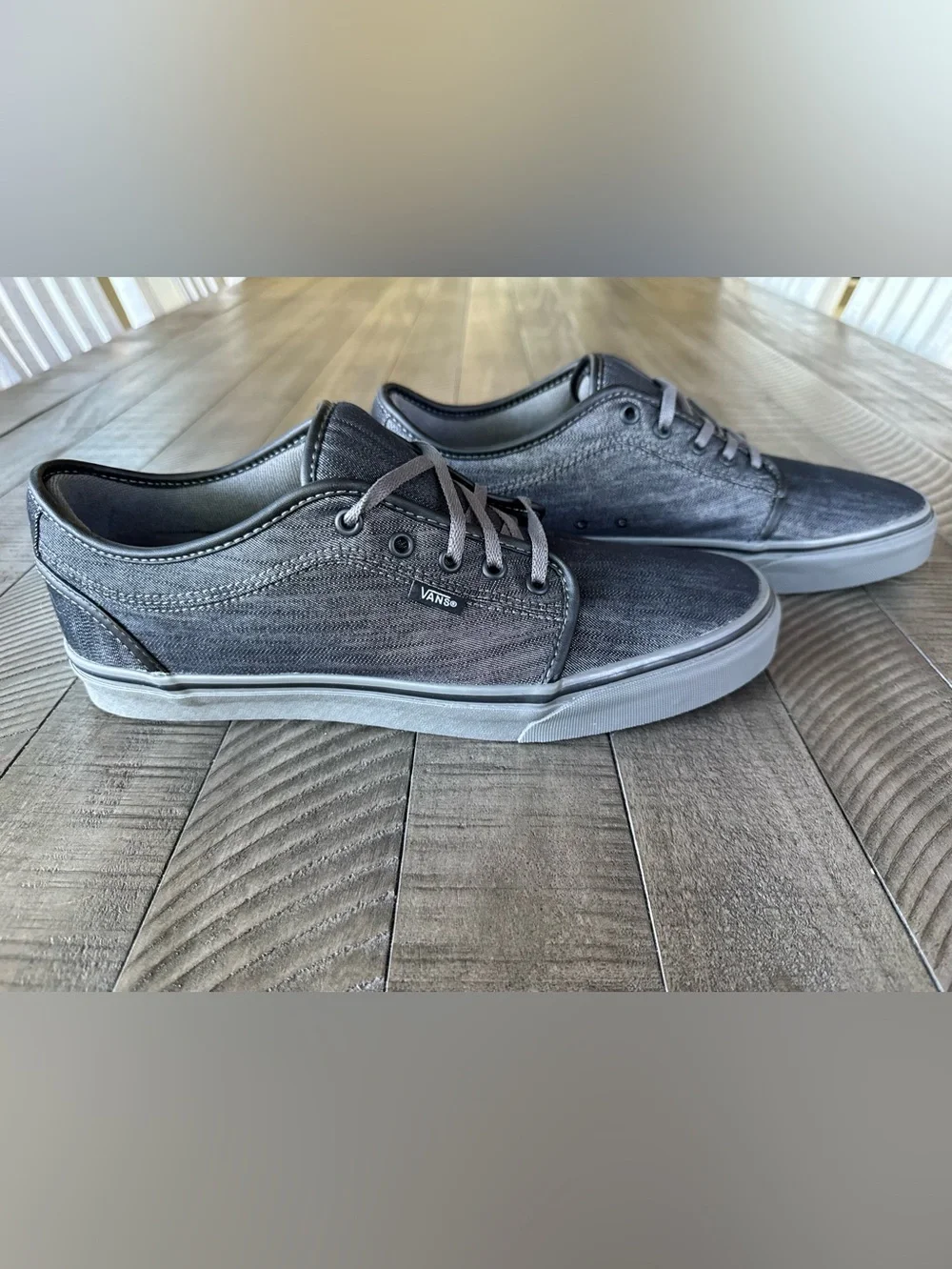 Vans Pro Chukka Low Denim Canvas Sneakers Men's Size 13 (NWOT)